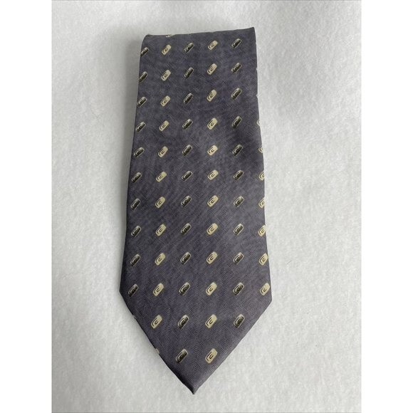 Men's Tie from Thai Land Gray/White Hand Made 100% Silk - Picture 2 of 10